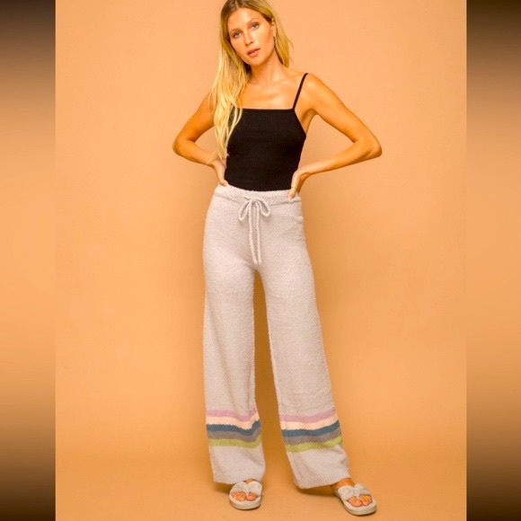 HEM & THREAD ANTHROPOLOGIE SOFT BAREFOOT DREAMS STYLE WIDE LEG PANTS ❤️NWT❤️ - Picture 1 of 5